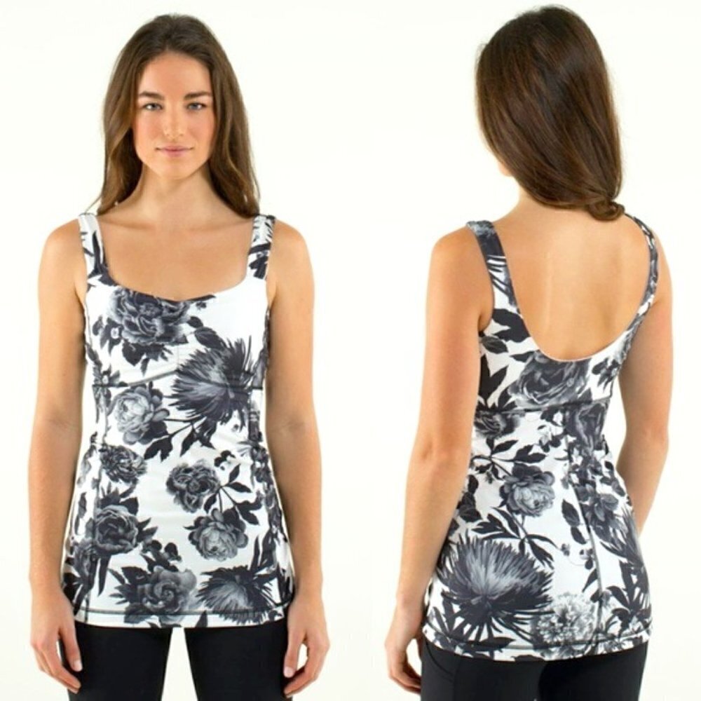 Lululemon Aria II Floral Brisk Bloom Tank Top
